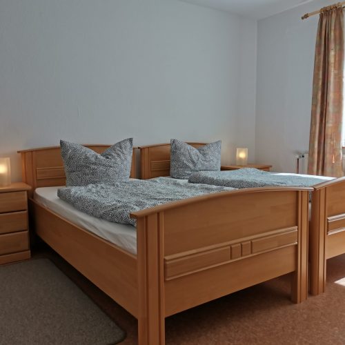 Ferienwohnung Schlafzimmer 2 Betten